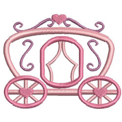 Stickmuster - Prinzessin Kutsche